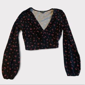 cherry crop top